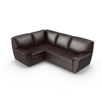 Leather Corner Sofa Senator PNG & PSD Images