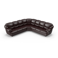 Leather Corner Sofa Osvald PNG & PSD Images