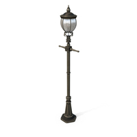 Old Victorian Street Lamp PNG & PSD Images