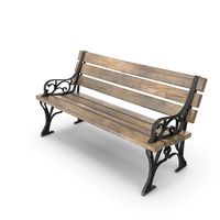Victorian Park Bench PNG & PSD Images