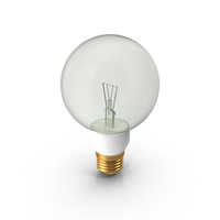 Light Bulb Round Gold PNG & PSD Images