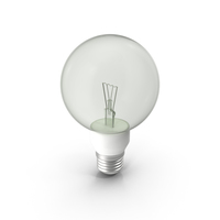Light Bulb Round Silver PNG & PSD Images