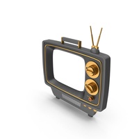 TV Gold PNG & PSD Images