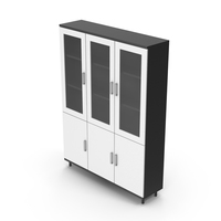 Display Cabinet Black White PNG & PSD Images