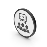 Icon People Chatting / Talking PNG & PSD Images