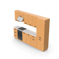 Wooden Kitchen Cabinets PNG & PSD Images