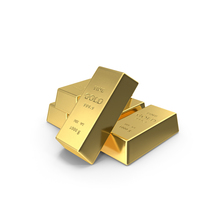 Golden Bars PNG & PSD Images