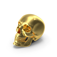 Golden Skull PNG & PSD Images