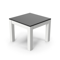 Square Table Black White PNG & PSD Images