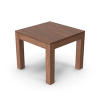 Square Table Dark Wood PNG & PSD Images