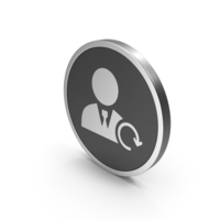 Silver Icon User Profile Update PNG & PSD Images