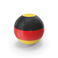 Classic Soccer Ball Germany Flag PNG & PSD Images