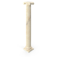 Classic Ionic Column PNG & PSD Images