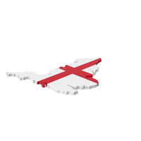 England Contour Flag PNG & PSD Images