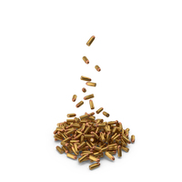 Pile Of Falling Bullets PNG & PSD Images