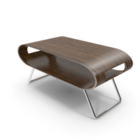 Walnut Modern Coffee Table PNG & PSD Images