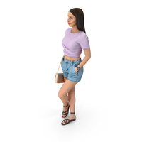 Luna Casual Summer Idle Pose PNG & PSD Images