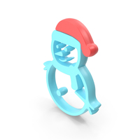 Merry Christmas Snow Man Logo PNG & PSD Images