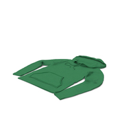 Female Fitted Hoodie Laying Green PNG & PSD Images