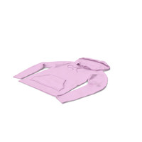 Female Fitted Hoodie Laying Pink PNG & PSD Images