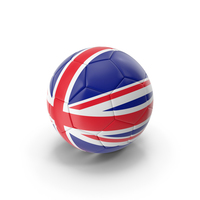 Classic Soccer Ball United Kingdom Flag PNG & PSD Images