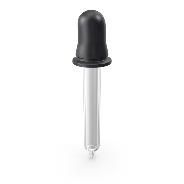 Eye Dropper Pipette with Rubber Head PNG & PSD Images