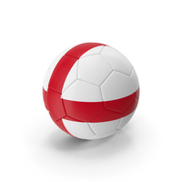Classic Soccer Ball England Flag PNG & PSD Images