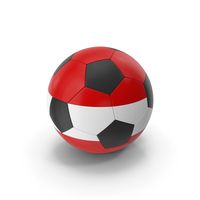 Classic Soccer Ball Austria Flag PNG & PSD Images