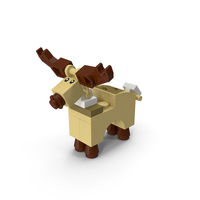 Lego Reindeer Minifigure PNG & PSD Images