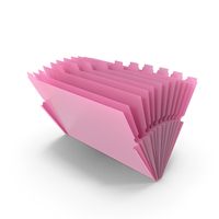Pocket File Folders Open Pink PNG & PSD Images