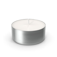 Tealight Candle in Metal Cup PNG & PSD Images