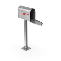 Mailbox On Post Opened PNG & PSD Images
