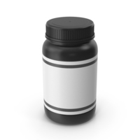 Black Pill Bottle PNG & PSD Images
