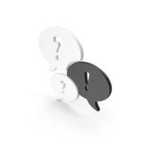 Question Mark Think Chat White PNG & PSD Images