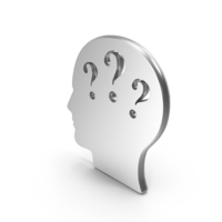 Question Mind Think Idea Silver PNG & PSD Images