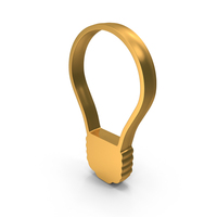 Think Idea Light Gold PNG & PSD Images
