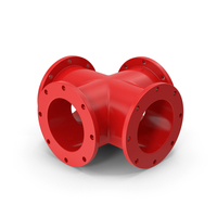 Cross Pipe Red PNG & PSD Images