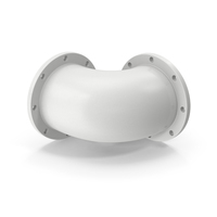 Metal Pipe 90 Degree White PNG & PSD Images