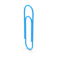 Paper Clip Blue PNG & PSD Images