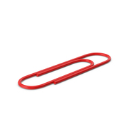 Paper Clip Red PNG & PSD Images