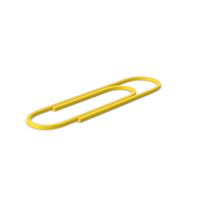 Paper Clip Yellow PNG & PSD Images