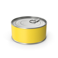 Food Can Yellow PNG & PSD Images