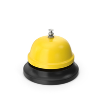 Service Bell Yellow PNG & PSD Images