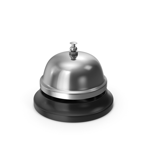 Service Bell Silver PNG & PSD Images