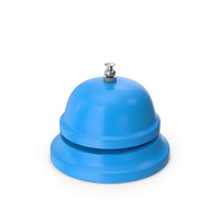 Service Bell Blue PNG & PSD Images