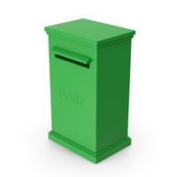 Post Box Green PNG & PSD Images
