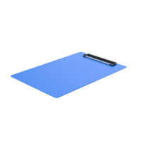 Clipboard Without Paper Blue PNG & PSD Images