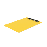 Clipboard Without Paper Yellow PNG & PSD Images