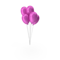 Balloons  Pink Color PNG & PSD Images