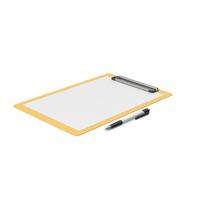 Clipboard With Pen PNG & PSD Images